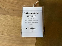 Zurich ovale eiken eetkamertafel - afbeelding 8 van  8