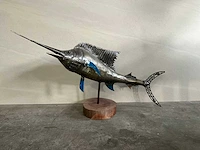 Zwaardvis sculptuur - afbeelding 1 van  5