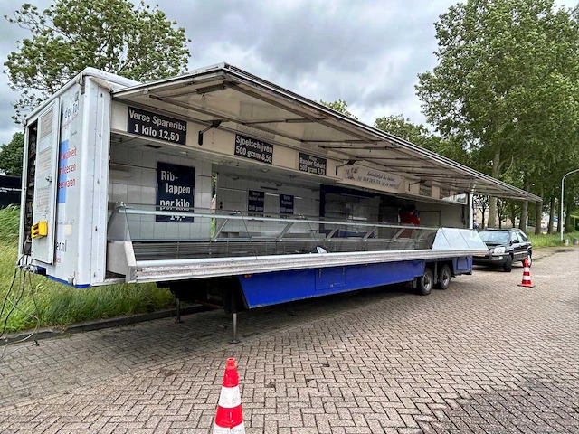 Zwalve verkooptrailer, verkoopwagen - afbeelding 13 van  19