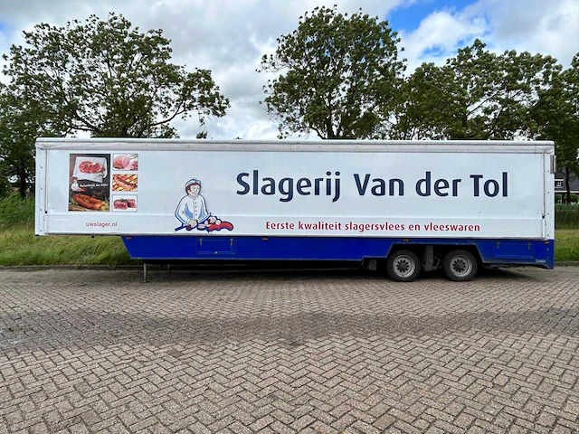 Zwalve verkooptrailer, verkoopwagen - afbeelding 16 van  19