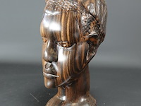 Zware coromandelhouten buste - afbeelding 1 van  5