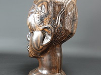 Zware coromandelhouten buste - afbeelding 2 van  5