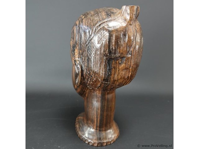 Zware coromandelhouten buste - afbeelding 3 van  5