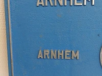 Zware metalen scheepsplaat asm arnhem ? 461, arnhem shipbuilding co. - afbeelding 2 van  4