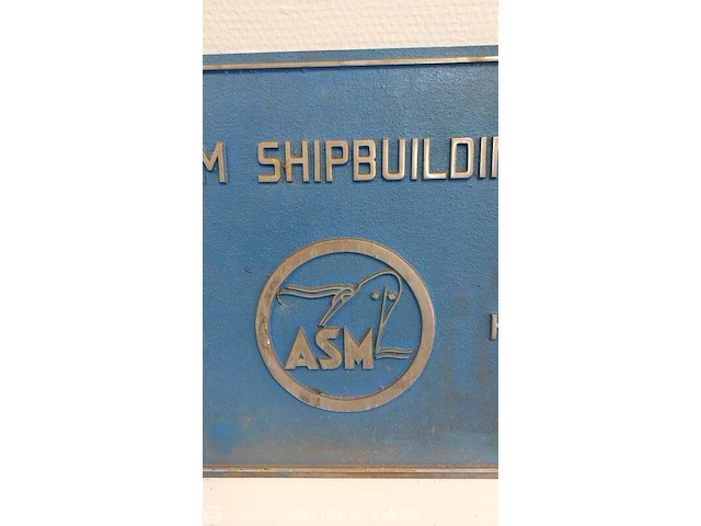 Zware metalen scheepsplaat asm arnhem ? 461, arnhem shipbuilding co. - afbeelding 3 van  4