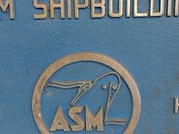 Zware metalen scheepsplaat asm arnhem ? 461, arnhem shipbuilding co. - afbeelding 3 van  4