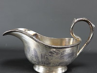 Zware verzilverde saucière - afbeelding 2 van  5