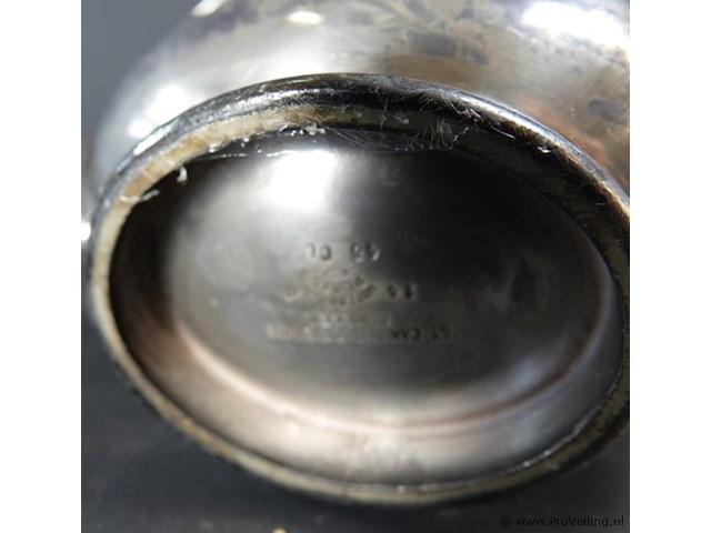 Zware verzilverde saucière - afbeelding 5 van  5