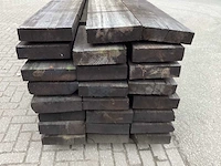 Zwart behandeld 300x75 mm balken (24x) - afbeelding 5 van  6