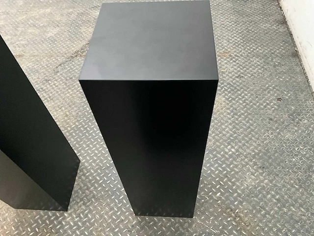Zwart gelakte sokkel/zuil/pilaar (6x) - afbeelding 24 van  25