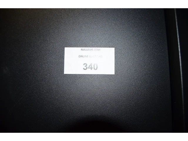 Zwart metalen boekenkast 2 deuren (1) - afbeelding 2 van  6