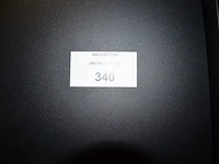 Zwart metalen boekenkast 2 deuren (1) - afbeelding 2 van  6