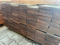 Zwarte kabbes planken geschaafd 2150-2450x145x21mm (135x) - afbeelding 3 van  3