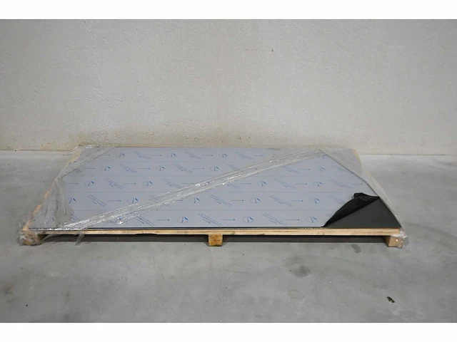 Zwarte rvs platen (6x) - afbeelding 1 van  5