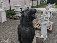 Zwarte tijger op sokkel - afbeelding 5 van  7