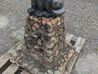 Zwarte tijger op sokkel - afbeelding 7 van  7