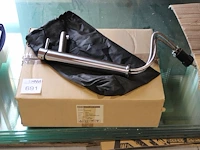 Zwarte waskom met mengkraan. breedte 50 cm. - afbeelding 1 van  2
