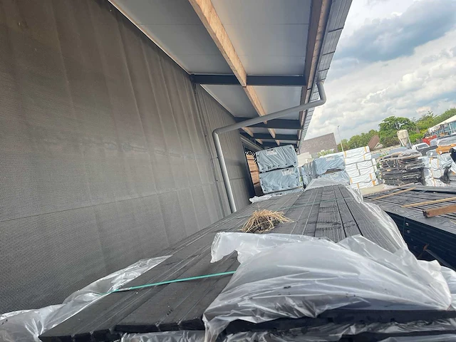 Zweeds rabat zwart gecoat 3000x195x16mm (50x) - afbeelding 1 van  3