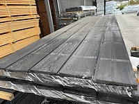Zweeds rabat zwart gecoat 4000x182x21mm (40x) - afbeelding 1 van  3