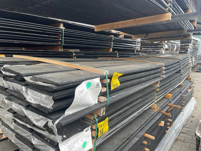 Zweeds rabat zwart gecoat 4000x195x18mm (39x) - afbeelding 2 van  3