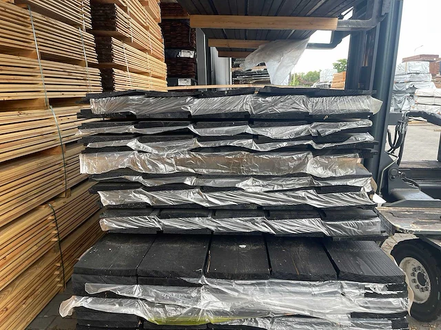 Zweeds rabat zwart gecoat 4000x195x18mm (50x) - afbeelding 3 van  3