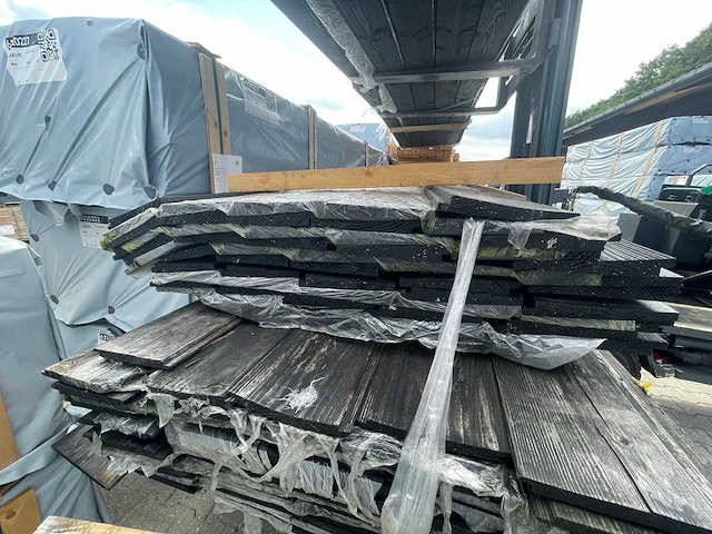 Zweeds rabat zwart gecoat 4000x195x18mm (50x) - afbeelding 3 van  3