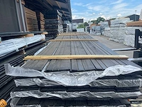 Zweeds rabat zwart gecoat 4000x195x18mm (50x) - afbeelding 1 van  3