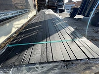 Zweeds rabat zwart gecoat 4800x195x16mm (80x) - afbeelding 1 van  3