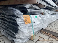 Zweeds rabat zwart gecoat 4800x195x16mm (80x) - afbeelding 2 van  3