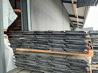 Zweeds rabat zwart gespoten 23x190mm, lengte 400cm (50x) - afbeelding 3 van  3