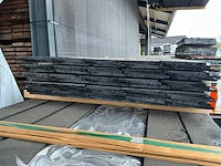Zweeds rabat zwart gespoten 23x190mm, lengte 400cm (50x) - afbeelding 1 van  3