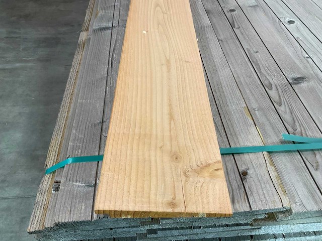 Zweeds rabatdeel 500x19,5x1,1/2,7 cm (70x) - afbeelding 3 van  6