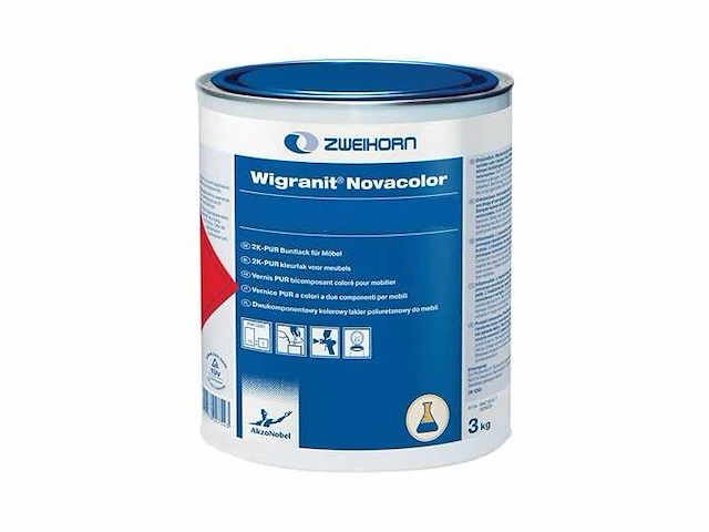 Zweihorn - wigranit novacolor - blik á 3kg 2k-pur kleurlak - afbeelding 1 van  1