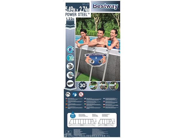 Zwembad bestway, power steel pro max set 56998 - afbeelding 11 van  11