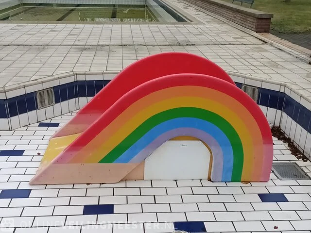 Zwembad peuter glijbaan, rainbow - afbeelding 2 van  5