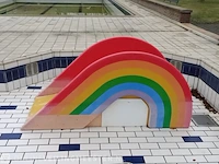 Zwembad peuter glijbaan, rainbow - afbeelding 2 van  5