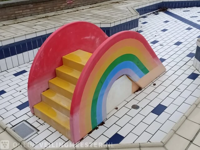 Zwembad peuter glijbaan, rainbow - afbeelding 5 van  5