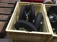 Zwenkwielen 200 x 50mm (3x) - afbeelding 2 van  4