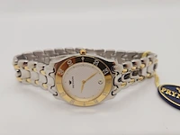 Zwitsers herenhorloge pryngeps two tone met golvende wijzerplaat - afbeelding 4 van  9