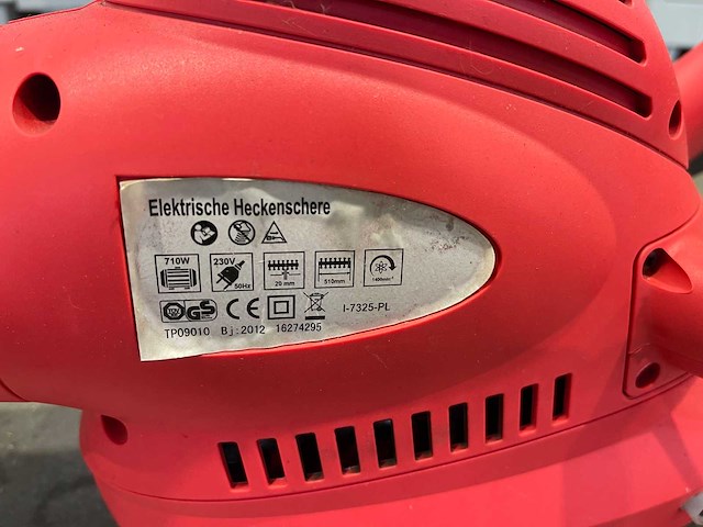 - - elektrische heggenschaar - afbeelding 5 van  6