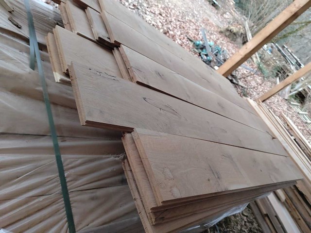 - eikenhout - massief parket 20 mm - afbeelding 1 van  6