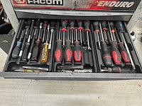 - enduro - facom enduro gereedschapswagen met inhoud - afbeelding 2 van  11