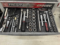 - enduro - facom enduro gereedschapswagen met inhoud - afbeelding 3 van  11