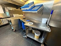- mobiele rvs debrasseertafel - afbeelding 1 van  8