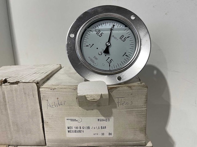 - partij hydraulische drukmeters - afbeelding 3 van  5