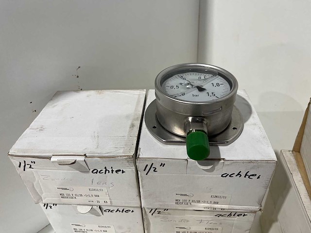 - partij hydraulische drukmeters - afbeelding 5 van  5