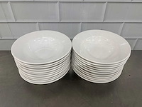 - porselein diep bord (22x) - afbeelding 1 van  4