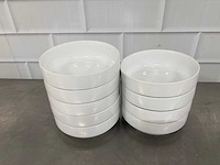 - porselein schaal (9x) - afbeelding 1 van  3