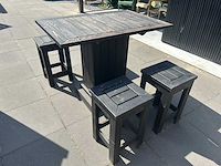 - tuinset bartafel met krukken - afbeelding 3 van  3