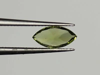 0,48 ct. marquise-vorm appelgroene kleur peridoot-edelsteen - afbeelding 4 van  13